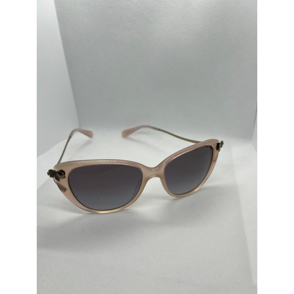Coach Cat Eye Sunglasses Flower Accents Designer Frames Blush Pink‎